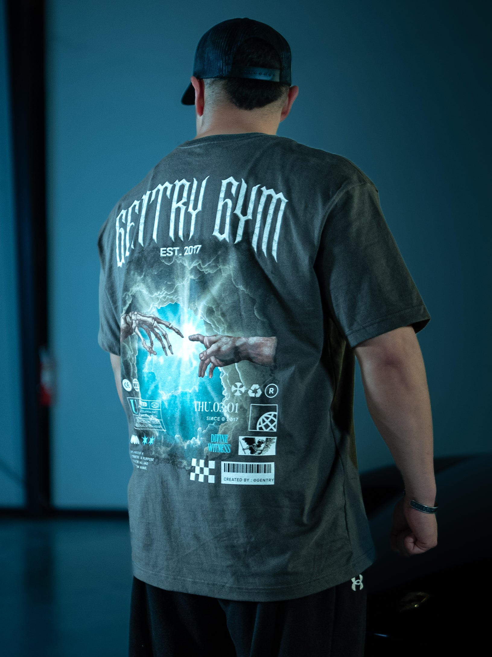 Touch of God Tee — Gray