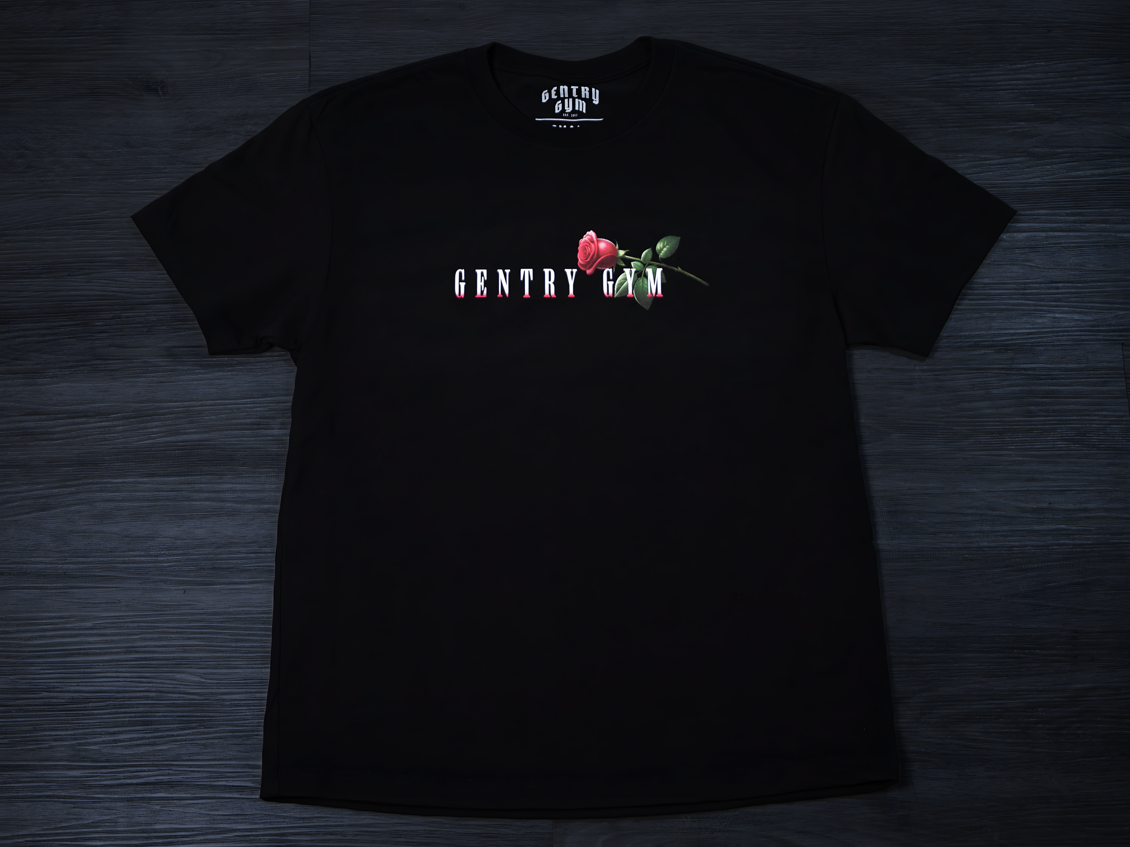 Doves & Roses Tee — Black